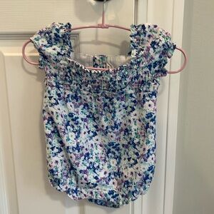 Like New Janie and Jack Floral Onesie 🚭
